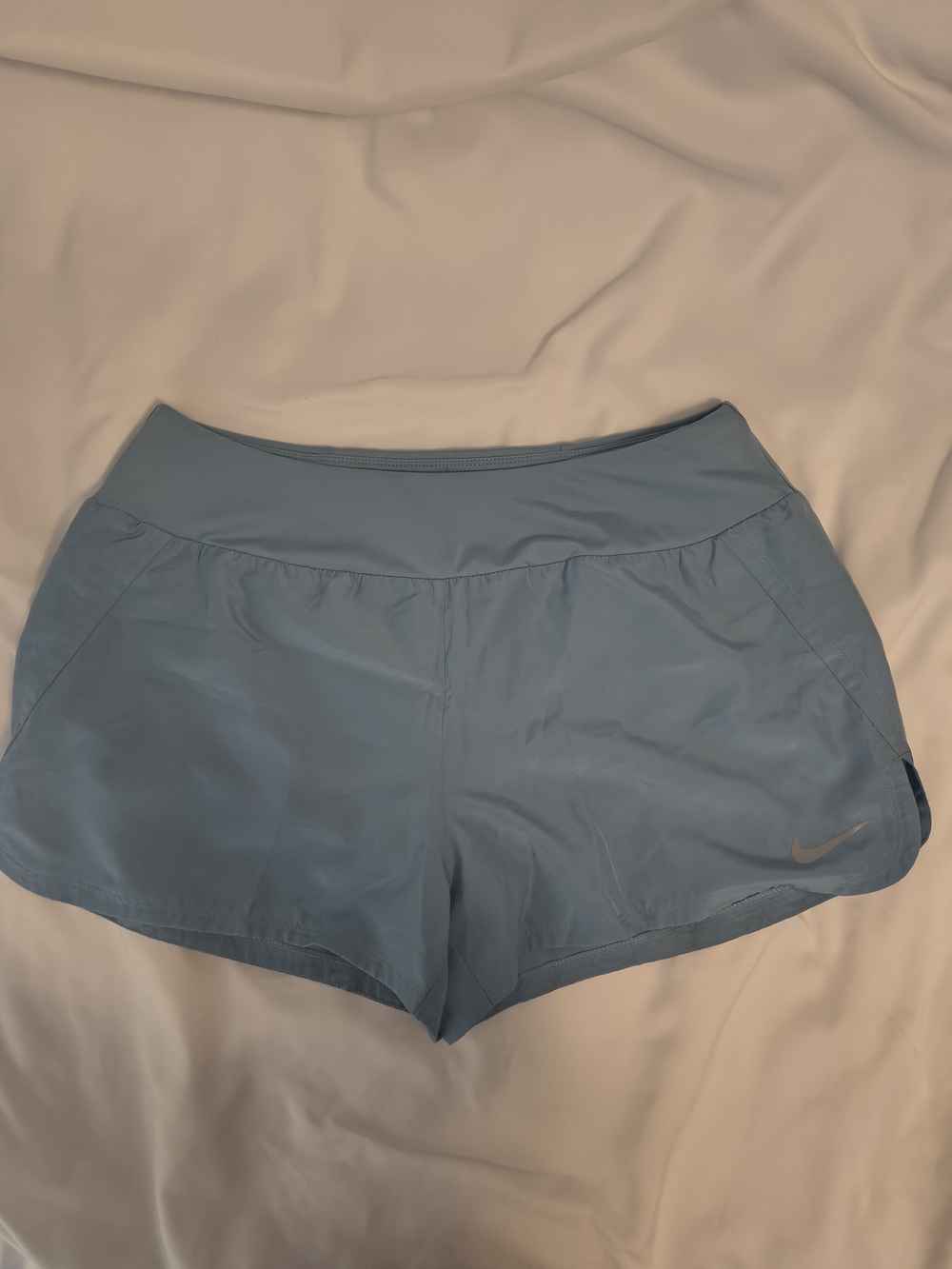 Nike Women's Light Blue Athletic Running Shorts